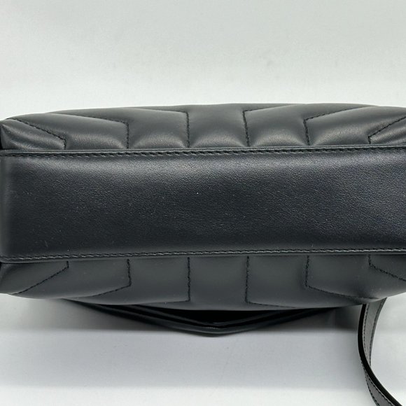 Saint Laurent YSL Monogram Toy LouLou Quilted Chevron Crossbody Bag - Picture 7 of 13